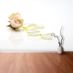 Fototapeta Vliesová Ružová ruža 104x70 cm