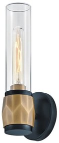 Hinkley HK-ELLISON1-BK-HB -Kúpeľňové svietidlo ELLISON 1xE27/40W/230V IP44 zlatá