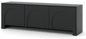 TV stolík/skrinka Arcana 3D (čierna). Vlastná spoľahlivá doprava až k Vám domov. 1123685