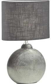 Stolová lampa FORO E27 1x40W strieborná antik