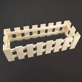 AMADEA Drevený obal na kvetináč, 62x21,5x18cm Český výrobok