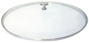 Staub sklenený poklop 37 cm, nikel, 40510-248