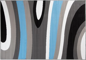 TA Koberec Z895B DARK GRAY MAYA PP EYM Modrý Obdĺžnikový Rozmer: 200x200 cm