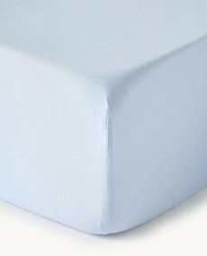 Elastická plachta na kontinentálnu posteľ z vypraného ľanu Airy