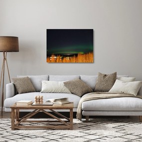 Sklenený obraz polárna žiara (70x50 cm)
