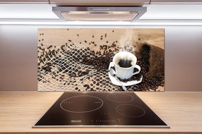Panel do kuchyne Káva a zrnká kávy pksh-45865517