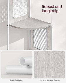 Rohová polica VASAGLE LLS588K66