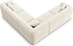 Béžová menčestrová rohová pohovka Campi – Cosmopolitan Design