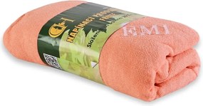 Plachta posteľná marhuľová froté EMI, Plachta 90 (100)x200