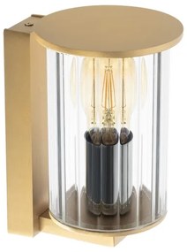 Argon 8752 - Vonkajšie nástenné svietidlo NORFOLK 1xE27/15W/230V IP44 zlatá