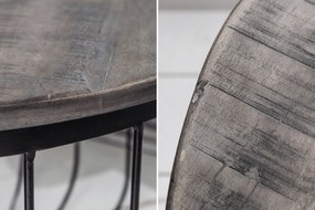 Konferenčný stolík Factory Loft 56cm sivý Mango