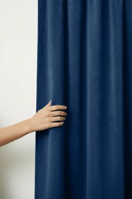 Velúrový záves SOFT VELVET námornícky modrý 140x250 cm