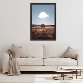 Gario Plagát Osamelý strom a oblak Farba rámu: Bez rámu, Rozmery: 30 x 45 cm