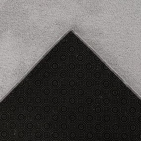 Dekorstudio Moderný koberec CALMA - strieborný Rozmer koberca: 80x140cm