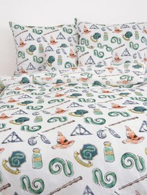 Predĺžené obliečky mikroplyš Harry Potter - Slizolin