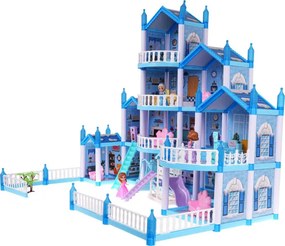 Veľký domček pre bábiky s príslušenstvom - 280 dielov