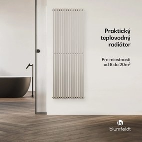 Blumfeldt Delgado radiátor | Moderný dizajn | 60 x 180 cm | 1486 W | Stredové pripojenie