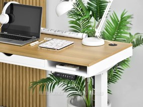 PC stolík Osto 120 (dub biely + čierna). Vlastná spoľahlivá doprava až k Vám domov. 1109814
