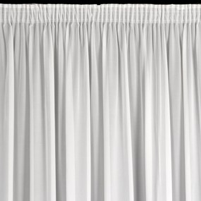 ZÁCLONA NA PÁSKE DEBRA 400X270 CM BIELA