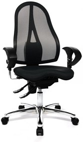 Topstar Topstar - kancelárska stolička Sitness 15 - antracitová, plast + textil + kov