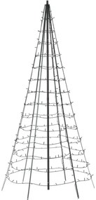 Twinkly TWP750SPP-BEU- LED RGBW Vonkajší vianočný stromček 750xLED 4m IP44 Wi-Fi