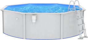 vidaXL Bazén s rebríkom, 460 x 120 cm