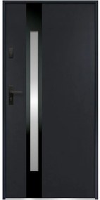 Dvere vchodové Temida S68 90P Antracit