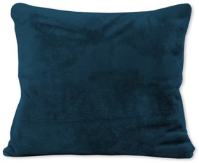 DEKORAČNÁ OBLIEČKA NA VANKÚŠ BASIC SOFT 40X40 CM TMAVOMODRÁ
