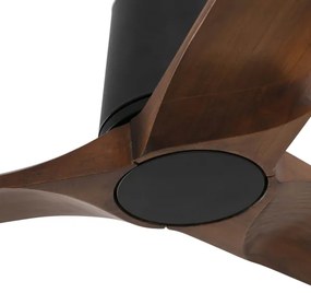 FARO 33839WT - Stropný ventilátor HEYWOOD TUB L borovica/čierny pr.132 cm WT + D