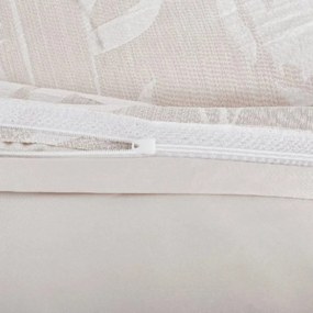 Obliečky damaškové žakarové Boston bežové 200x140cm+90x70cm TiaHome