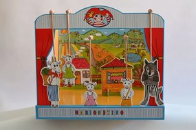 MARIONETINO – Bábkové divadlo: O troch prasiatkach a o kozliatkach (15 bábok, 2 rozprávky)
