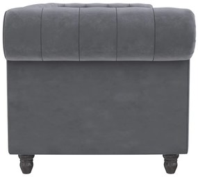 Tmavosivá zamatová rozkladacia pohovka 236 cm Felix – Støraa