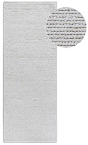 Biely ručne tkaný vlnený behúň 80x200 cm Francois – Villeroy&amp;Boch