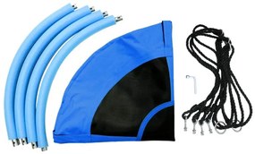 Hojdačka bocianie hniezdo modrá