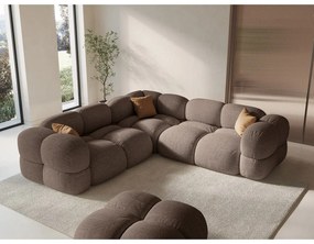 Hnedá rohová pohovka Loretto – Cosmopolitan Design