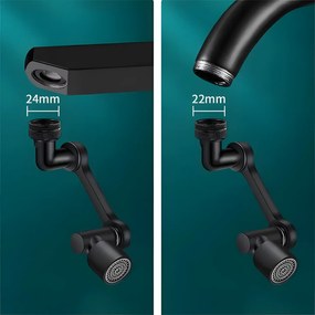 Rea Colt, otočné predĺženie ramena pre batériu, čierna matná, REA-B6567