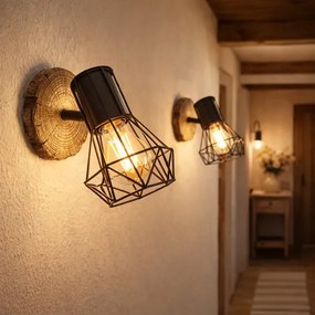 Globo 54017W-1 - Nástenné bodové svietidlo PRISKA 1xE27/60W/230V