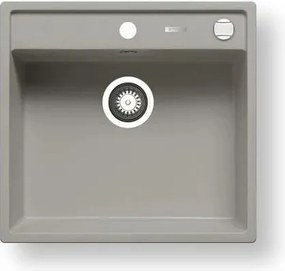 Pyramis 70058401 - Kuchynský drez CAMEA 50x53 cm granit/sivý