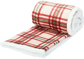 Baránková deka Checkered 160 x 130 cm