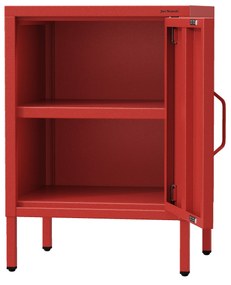 Nočný stolík MIA, 424 x 595 x 400 mm, Modern: červená farba
