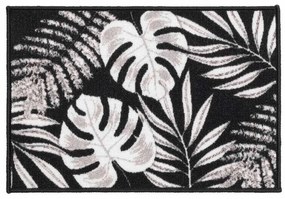 Čierny prateľný koberec 40x60 cm Amber – douceur d'intérieur