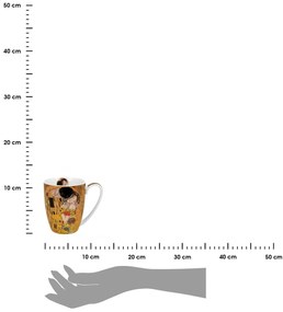 Porcelánový hrnček Klimt The Kiss 350 ml