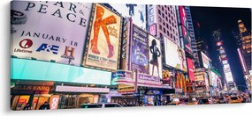 Obraz - New York Theater District (120x50 cm)