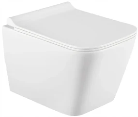Závesný set Mexen Fenix + WC TEO Rimless 51 x 35 cm + pomaly padajúca doska Slim, 60100 + 30850700