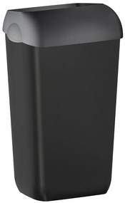 Sapho Sapho, Odpadkový koš závesný 23l, ABS čierna mat, A74201NE