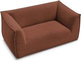 Oranžová menčestrová pohovka 170 cm Giorgia – Bobochic Paris