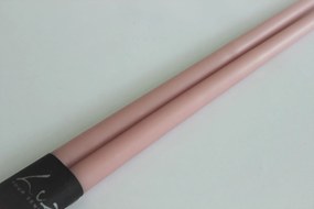 Ružová kónická sviečka XXL 2ks 40cm