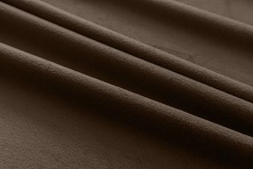 Hnedý zatemňovací záves VELVET 135x250 cm Zavesenie: Riasiaca páska