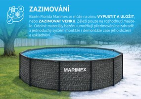 Marimex | Bazén Marimex Florida 3,66x1,22 m bez príslušenstva - motív RATAN | 10340236