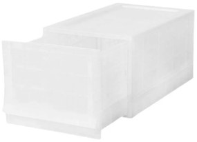 Modulárny úložný box Wave Junior Mist bez koliesok 43,4 x 27,2 x 22 cm, úzky - 1 zásuvka